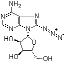 8-Azidoadenosine molecular structure (CAS 4372-67-2)
