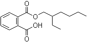 1,2-Benzenedicarboxylic acid mono(2-ethylhexyl) ester molecular structure (CAS 4376-20-9)