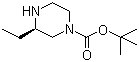 (R)-1-Boc-3-ethylpiperazine molecular structure (CAS 438050-08-9)