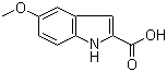 structure of CAS# 4382-54-1, 5-Methoxyindole-2-carboxylic acid