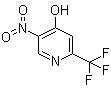 5-Nitro-2-(trifluoromethyl)-4-pyridinol molecular structure (CAS 438554-44-0)