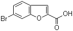 6-Bromo-1-benzofuran-2-carboxylic acid molecular structure (CAS 439107-94-5)