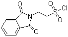 结构式 CAS# 4403-36-5, 2-邻苯二甲酰亚氨基乙烷磺酰氯