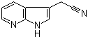 3-(Cyanomethyl)pyrrolo[2,3-b]pyridine molecular structure (CAS 4414-87-3)