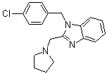 结构式 CAS# 442-52-4, 克立咪唑