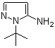 结构式 CAS# 442850-71-7, 1-叔丁基-1H-吡唑-5-胺