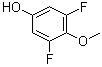 结构式 CAS# 443-42-5, 3,5-二氟-4-甲氧基苯酚