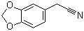 结构式 CAS# 4439-02-5, 1,3-苯并二氧杂环戊烯-5-乙腈