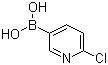 structure of CAS# 444120-91-6, 2-Chloropyridine-5-boronic acid;6-Chloro-3-pyridylboronic acid