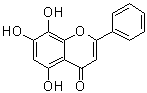 5,7,8-Trihydroxyflavone molecular structure (CAS 4443-09-8)