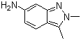 structure of CAS# 444731-72-0, 2,3-Dimethyl-6-amino-2H-indazole