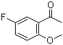 结构式 CAS# 445-82-9, 5'-氟-2'-甲氧基苯乙酮