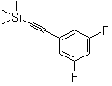 structure of CAS# 445491-09-8, 1,3-Difluoro-5-[2-(trimethylsilyl)ethynyl]benzene