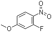 结构式 CAS# 446-38-8, 3-氟-4-硝基苯甲醚