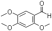 structure of CAS# 4460-86-0, 2,4,5-Trimethoxybenzaldehyde;3,4,6-Trimethoxybenzaldehyde; Asaraldehyde