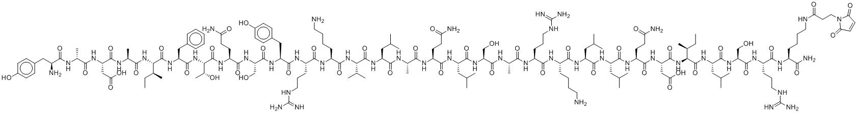 CJC1295 With DAC molecular structure (CAS 446262-90-4)