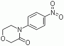 structure of CAS# 446292-04-2, 4-(3-Oxo-4-morpholinyl)nitrobenzene;4-(4-Nitrophenyl)-3-oxomorpholine; 4-(4-Nitrophenyl)morpholin-3-one