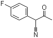 2-(4-Fluorophenyl)-3-oxobutyronitrile molecular structure (CAS 447-03-0)