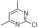 2-Chloro-4,6-dimethylpyrimidine molecular structure (CAS 4472-44-0)