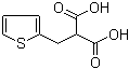 2-[(Thiophen-2-yl)methyl]malonic acid molecular structure (CAS 4475-24-5)