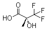 (R)-2-Hydroxy-2-methyl-3,3,3-trifluoropropionic acid molecular structure (CAS 44864-47-3)