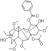 Indaconitine molecular structure (CAS 4491-19-4)