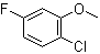 2-Chloro-5-fluoroanisole molecular structure (CAS 450-89-5)