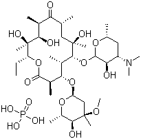 Erythromycin phosphate molecular structure (CAS 4501-00-2)