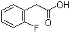 structure of CAS# 451-82-1, 2-Fluorophenylacetic acid;o-Fluorophenylacetic acid
