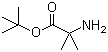tert-Butyl 2-amino-2-methylpropanoate molecular structure (CAS 4512-32-7)