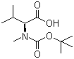 Boc-N-methyl-L-valine molecular structure (CAS 45170-31-8)
