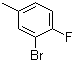 3-Bromo-4-fluorotoluene molecular structure (CAS 452-62-0)