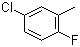 结构式 CAS# 452-66-4, 5-氯-2-氟甲苯