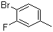 结构式 CAS# 452-74-4, 4-溴-3-氟甲苯