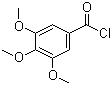 3,4,5-Trimethoxybenzoyl chloride molecular structure (CAS 4521-61-3)