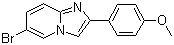 6-Bromo-2-(4-methoxyphenyl)imidazo[1,2-a]pyridine molecular structure (CAS 452967-40-7)