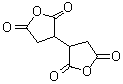 1,2,3,4-丁四酸 1,2:3,4-二酸酐分子结构 (CAS 4534-73-0)