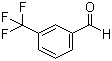 结构式 CAS# 454-89-7, 3-三氟甲基苯甲醛; 间三氟甲基苯甲醛