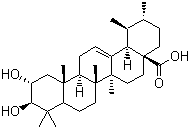 结构式 CAS# 4547-24-4, 科罗索酸; 2-alpha-羟基熊果酸