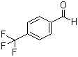 structure of CAS# 455-19-6, 4-(Trifluoromethyl)benzaldehyde;p-(Trifluoromethyl)benzaldehyde; alpha,alpha,alpha-Trifluoro-p-tolualdehyde