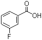 3-Fluorobenzoic acid molecular structure (CAS 455-38-9)