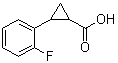 2-(2-Fluorophenyl)cyclopropanecarboxylic acid molecular structure (CAS 455267-56-8)