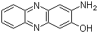 structure of CAS# 4569-77-1, 3-Amino-2-phenazinol;2-Amino-3-hydroxyphenazine; 2-Hydroxy-3-aminophenazine; 3-Amino-2-hydroxyphenazine; NSC 52575