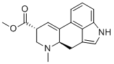 Methyl 9,10-didehydro-6-methylergoline-8beta-carboxylate molecular structure (CAS 4579-64-0)