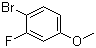 结构式 CAS# 458-50-4, 4-溴-3-氟苯甲醚