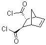 结构式 CAS# 4582-21-2, 反式-5-降冰片烯-2,3-二甲酰氯