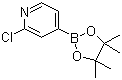 structure of CAS# 458532-84-8, 2-Chloropyridine-4-boronic acid pinacol ester;2-Chloro-4-(4,4,5,5-tetramethyl-[1,3,2]-dioxaborolan-2-yl)pyridine