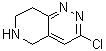 structure of CAS# 45882-63-1, 3-Chloro-5,6,7,8-tetrahydropyrido[4,3-c]pyridazine