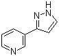 3-(1H-Pyrazol-3-yl)pyridine molecular structure (CAS 45887-08-9)