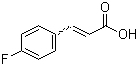 结构式 CAS# 459-32-5, 对氟肉桂酸; 4-氟肉桂酸